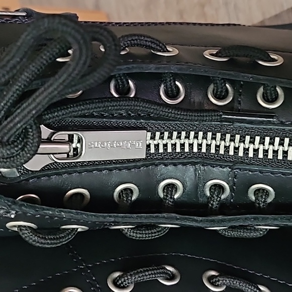 Dr. Martens Air Wair 1460 BLACK WANAMA TWIN ZIP 8 EYE BOOT - Picture 4 of 12